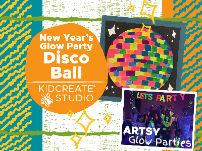 Kidcreate Studio - Newport News. Glow Party- New Year's Celebration (4-9 Years)